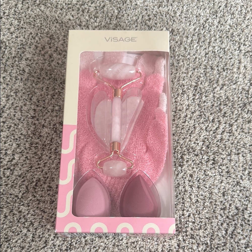 Visage Guasha stone beauty roller/3 peeling gloves/2 makeup eggs